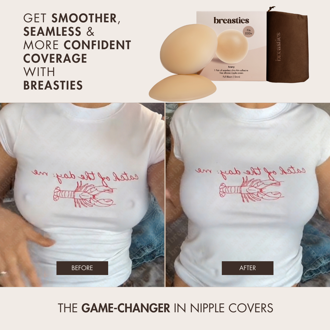 BREASTIES Originals Adhesive-Free Nipple Covers - Breasties