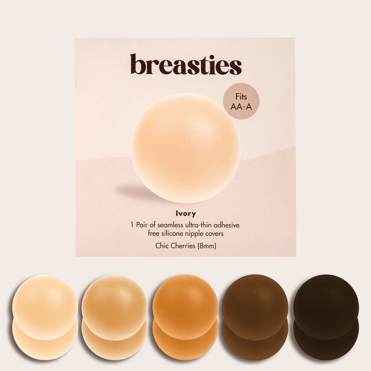 BREASTIES Originals Adhesive-Free Nipple Covers - Breasties